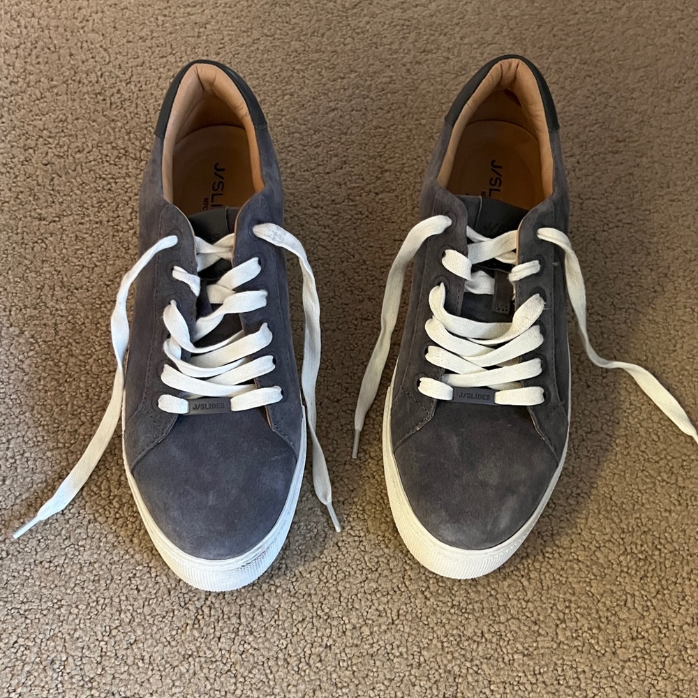 J/Slides Blue Platform Sneakers